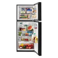 Whirlpool - 11.6 Cu. Ft. Top-Freezer Counter-Depth Refrigerator - Black - Left View