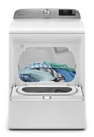 Maytag - 7.4 Cu. Ft. Smart Electric Dryer with Extra Power Button - White - Left View
