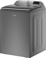 Maytag - 4.7 Cu. Ft. High Efficiency Smart Top Load Washer with Extra Power Button - Metallic Slate - Left View