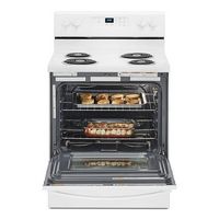 Whirlpool - 4.8 Cu. Ft. Freestanding Electric Range with Keep Warm Setting - White - Left View