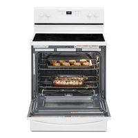 Whirlpool - 5.3 Cu. Ft. Freestanding Electric Range with Keep Warm Setting - White - Left View