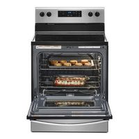 Whirlpool - 5.3 Cu. Ft. Freestanding Electric Range with Keep Warm Setting - Stainless Steel - Left View