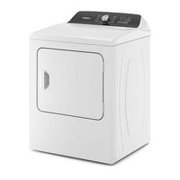 Whirlpool - 7.0 Cu. Ft. Electric Dryer with Steam and Moisture Sensing - White - Left View