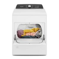 Whirlpool - 7.0 Cu. Ft. Gas Dryer with Moisture Sensing - White - Left View