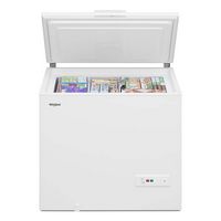 Whirlpool - 9 Cu. Ft. Convertible Freezer to Refrigerator with Baskets - White - Left View