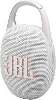 JBL - Clip 5 Portable Bluetooth Speaker - White - Left View