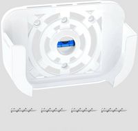 Made for Amazon Wall Mount for eero Pro 6 and eero Pro 6E - White - Left View