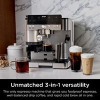 Ninja - Luxe Café Premier Series 3-in-1 Espresso, Coffee, and Cold Brew Machine with Grinder and ... - Left View