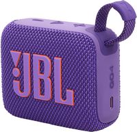 JBL - Go 4 Portable Bluetooth Speaker - Purple - Left View