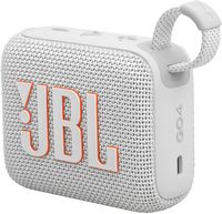 JBL - Go 4 Portable Bluetooth Speaker - White - Left View