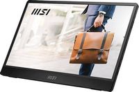 MSI - ProMP161E2 15.6” IPS FHD 1080P USB Type-C Portable Monitor with built-in speaker(Mini HDMI,... - Left View