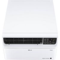 LG - 12,000 BTU High Efficiency Dual Inverter Window Air Conditioner with Wi-Fi and LCD Remote, 1... - Left View