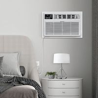 Whirlpool - 8,000 BTU Through the Wall Air Conditioner - White - Left View