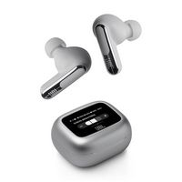 JBL - Live Beam 3 True Wireless Noise Cancelling Earbuds - 2024 - Silver - Left View