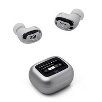 JBL - Live Buds 3 True Wireless Noise Cancelling Earbuds - 2024 - Silver - Left View