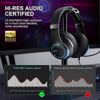 Edifier - G5BT Wireless Gaming Headset with 40 Hour Battery Life, RGB lighting for Xbox X|S, Play... - Left View