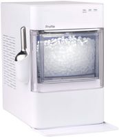 GE Profile - Opal 2.0 Ultra Nugget Ice Maker with Scale Inhibiting Filter - Stone White - Left View