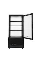 Premium Levella - 2.9 Cu. Ft. 4-Sided Glass Commercial Merchandiser Refrigerated Display Case - B... - Left View
