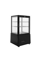 Premium Levella - 2.1 Cu. Ft. 4-Sided Glass Commercial Merchandiser Refrigerated Display Case - B... - Left View