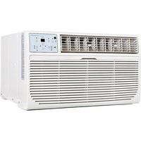 Keystone - 8,000 BTU 115V Through-the-Wall Air Conditioner with Follow Me LCD Remote Control - White - Left View
