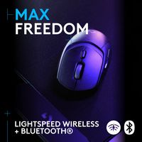Logitech - G309 LIGHTSPEED Lightweight Wireless Optical Gaming Mouse with HERO 25K Sensor - Wirel... - Left View