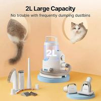 NEAKASA - P2 Pro Pet Grooming System - White/Blue - Left View