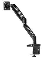 ErgoAV - Single Monitor Desk Mount with Docking Station for Monitors up to 34