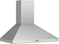 Zephyr - 36 inches - Convertible - Wall Range Hood - Stainless Steel - Left View