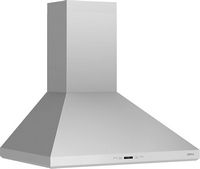 Zephyr - 30 inches - Convertible - Wall Range Hood - Stainless Steel - Left View