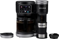 Keurig - K-Duo Single Serve & Carafe Coffee Maker - Black - Left View