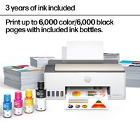 HP - Smart Tank 5103 Wireless AI-Enabled AiO Supertank Inkjet Printer w/ 3 Years of Ink¹ & 100 Sh... - Left View