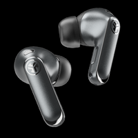 JLab - Epic Pods ANC Adaptive ANC Dual-Driver True Wireless Earbuds - Black - Left View