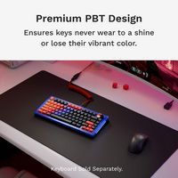 Glorious - GPBT Gradient Universal Keycap Set Compatible with Most 100% 85% 80% TKL 60% Compact 7... - Left View