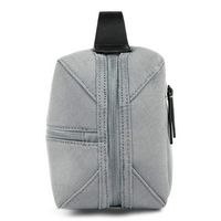 Bugatti - Reborn Collection - Toiletry bag - RPET Polyester - Gray - Left View