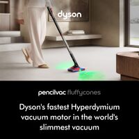 Dyson - PencilVac Fluffycones Cordless Vacuum - Black/Black - Left View