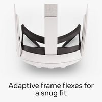 Meta Quest 3 Open Facial Interface — Works with Meta Quest 3 — Keeps Physical Room In Sight - Left View