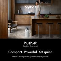 Dyson - HushJet Compact Air Purifier - White/Silver - Left View