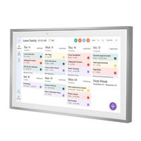 Skylight - Calendar: 15 Inch Touchscreen Smart Calendar and Chore Chart - Silver - Left View