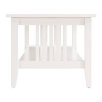 OSP Home Furnishings - Sierra Coffee Table - White Finish - Left View