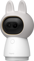 Aqara - 4K Dual-Lens Camera Hub G350, Indoor Camera 9X Zoom, 360° Pan/Tilt, AI Auto-Tracking, Fac... - Left View