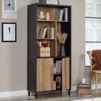 Sauder - Acadia Way Library Bookcase - Black - Left View