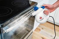 BISSELL - Steam Shot OmniReach Handheld Steam Cleaner & Sanitizer - White - Left View
