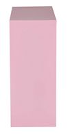 OSP Home Furnishings - Metal Bookcase - Pink - Left View