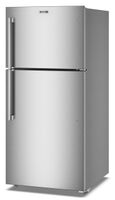 Maytag - 19 Cu. Ft. Top-Freezer Refrigerator with Garage Mode - Fingerprint-Resistant Stainless F... - Left View