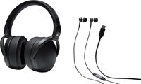 Sennheiser - HD 400U WIRED OVER-THE-EAR Headphones - Black - Left View