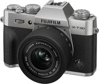 Fujifilm - X-T30 III Body with XC13-33MMF3.5-6.3 OIS lens Kit 6K Video - Silver - Left View