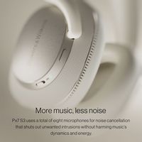 Bowers & Wilkins - Px7S3 Bluetooth Noise Cancelling Over-the-Ear Headphones - Frost Blue - Left View