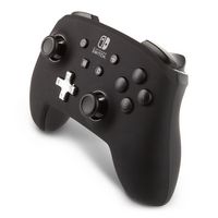 PowerA - Enhanced Wireless Controller for Nintendo Switch - Black - Left View