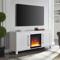 Yarmouth Crystal Fireplace TV Stand for Most TVs up to 65