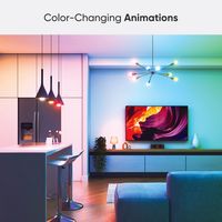 Nanoleaf Matter A19 Smart LED Light Bulb - WiFi & Matter-Enabled (2 Pack) - Multicolor - Left View